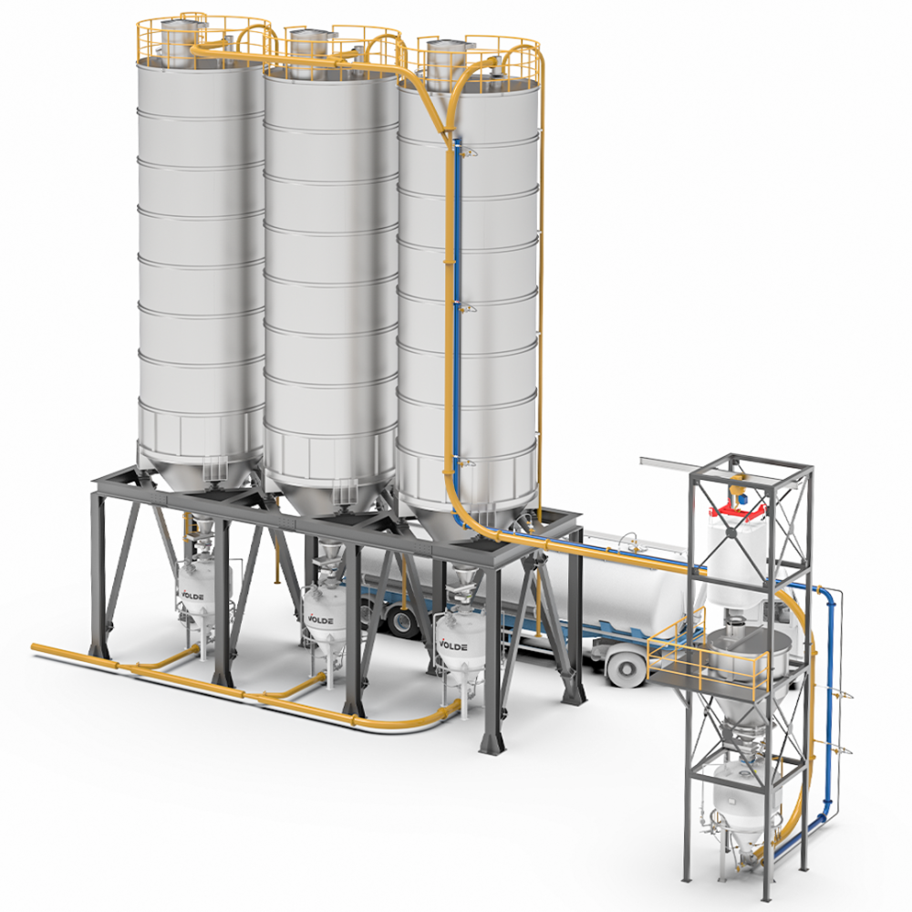 Powder Raw Material Silo Systems