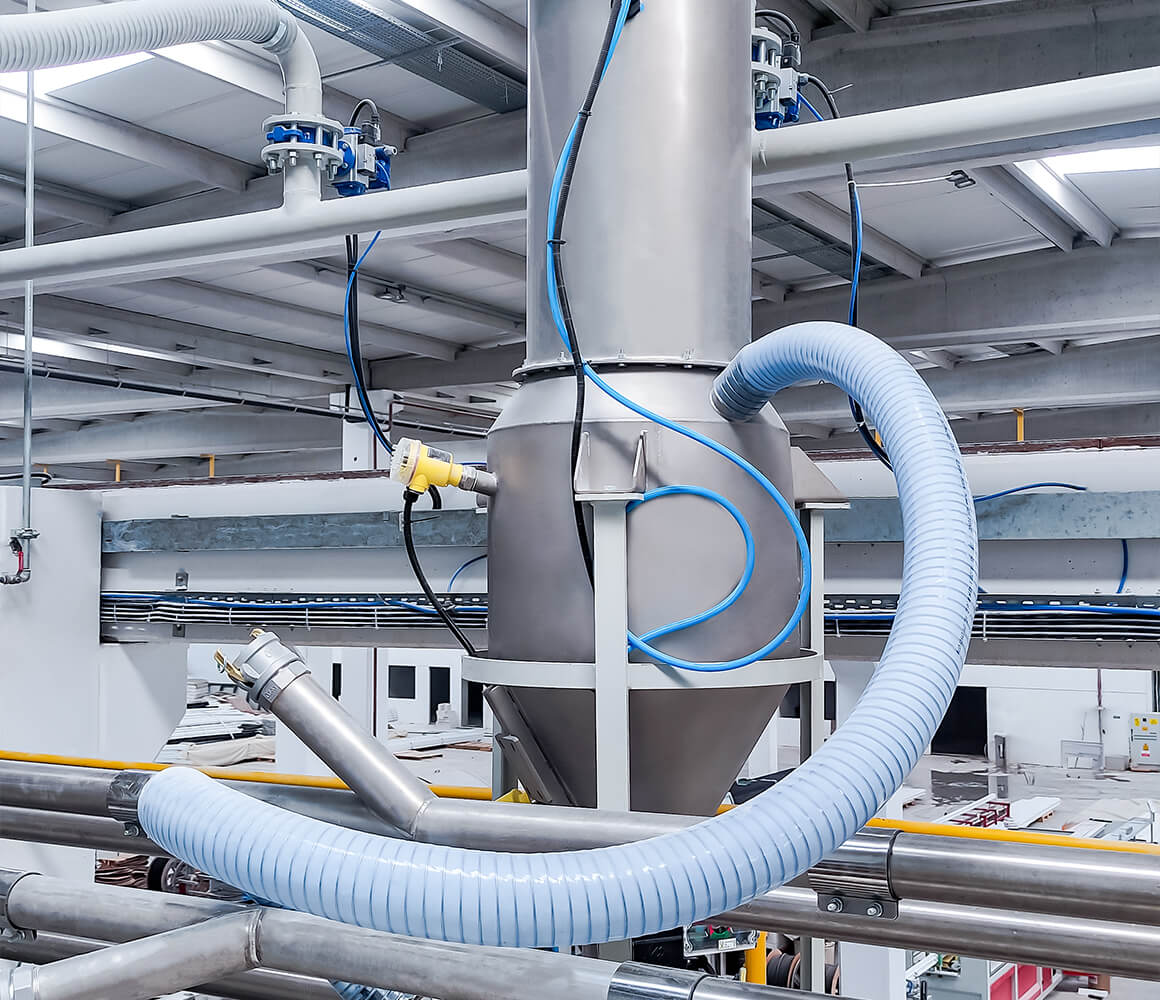 Plastik PVC İşleme Extruder Merkezi Besleme 3