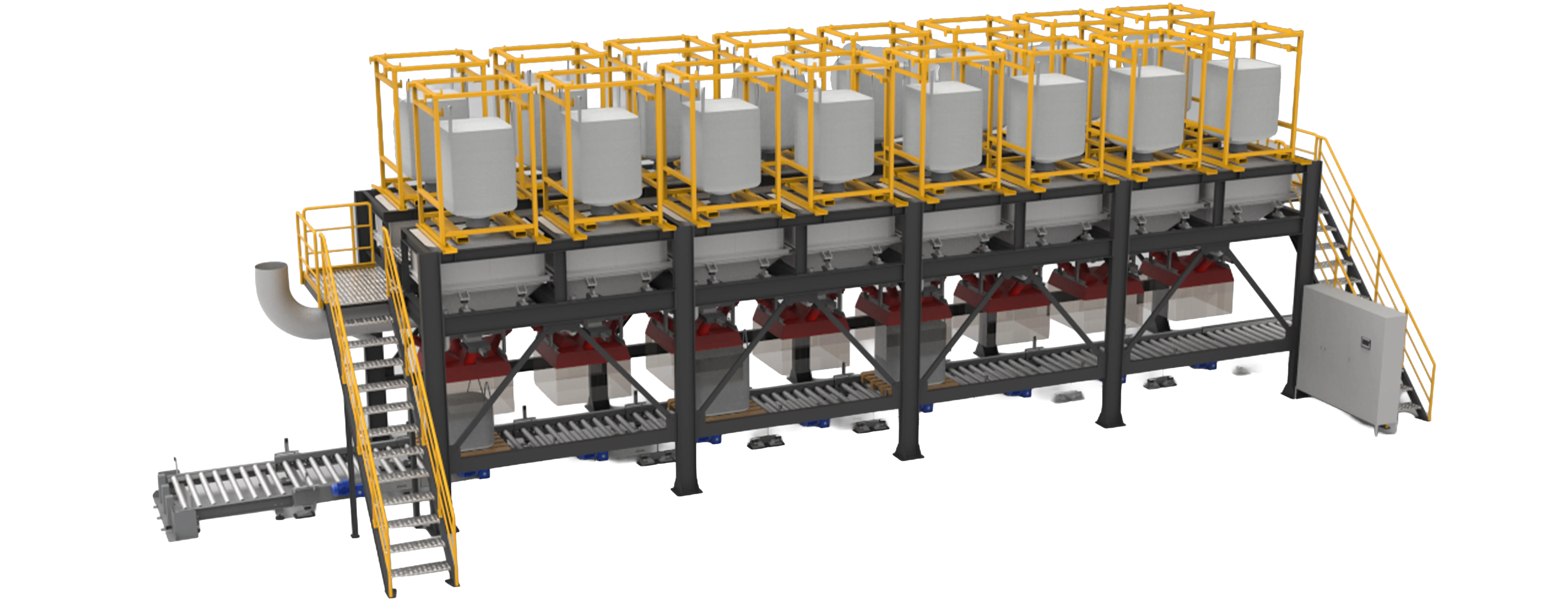 Refrakter Toz Dozajlama Render