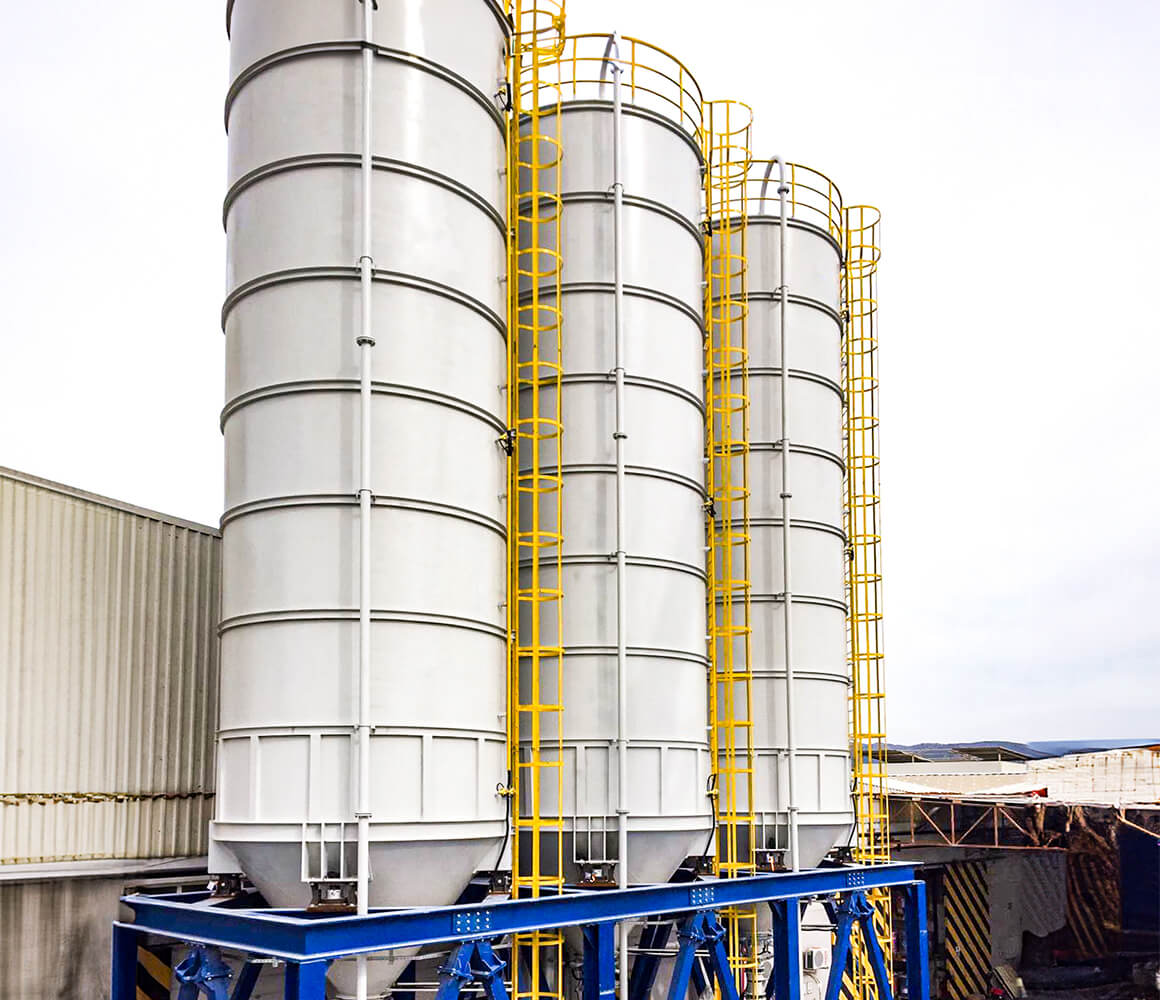 Plastik PVC İşleme PVC Ve Kalsit Silo Sistemleri 1