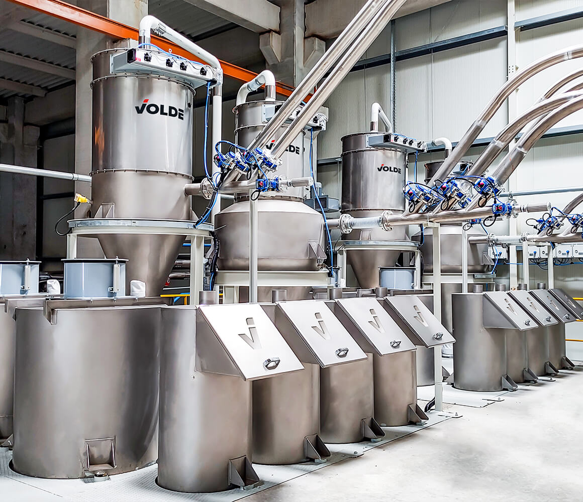Plastik PVC İşleme PVC Mikser Besleme Sistemi 1